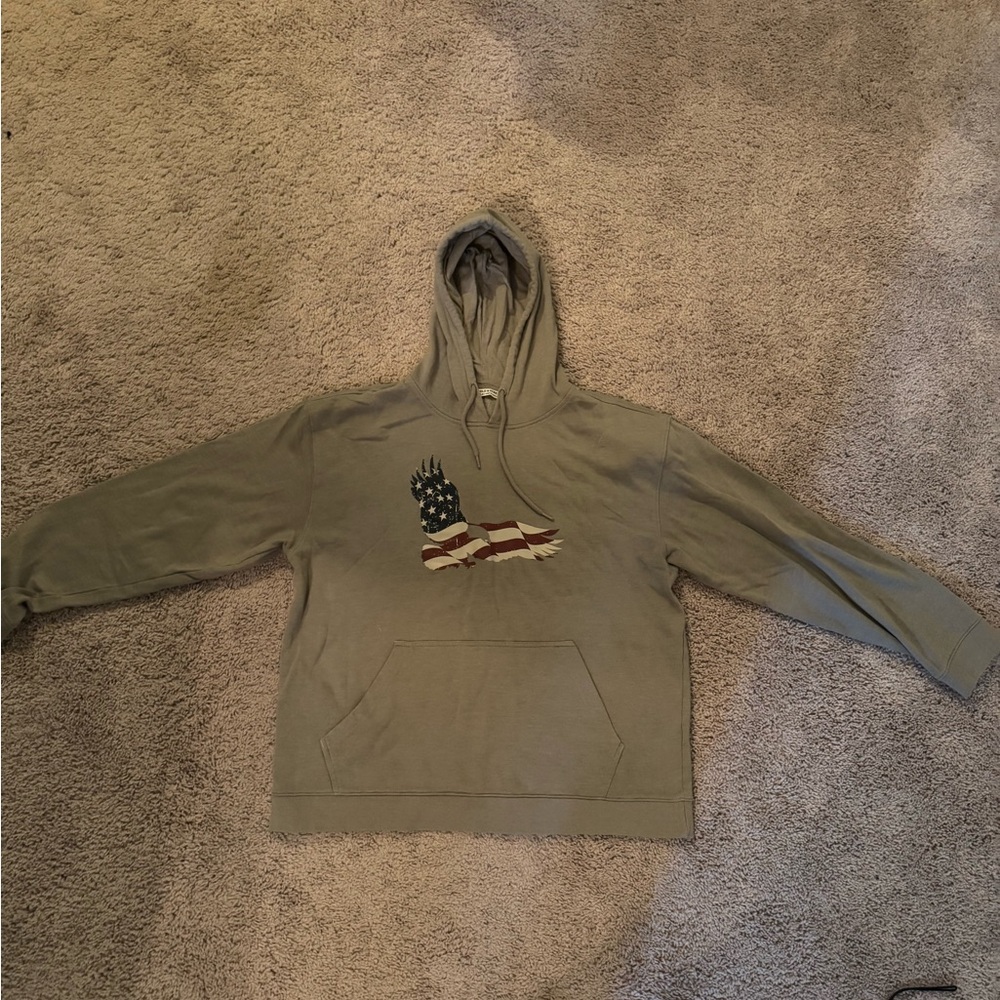 Gray Filed and Stream hoodie